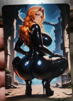 Rangiku - Anime - Waifu - Goddess - DIY - Full Art - Glossy - Photo Art Card - Image 2