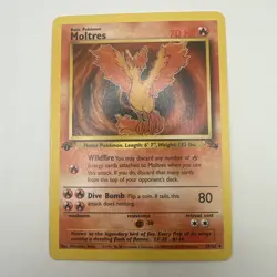 Moltres 27/62 - Non-Holo Fossil 1st Edition 1999 Pokemon TCG Card - Image 2