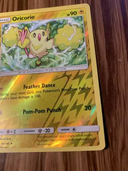 Pokemon Oricorio (46/191) Guardians Rising LP REVERSE HOLO Rare Card - Image 4