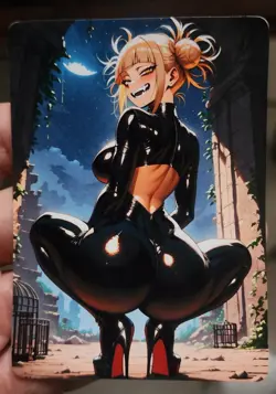 Toga - Anime - Waifu - Doujin - DIY - Full Art - Glossy - Photo Art Card - Image 1