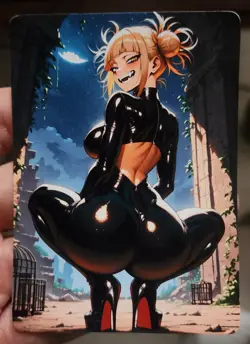 Toga - Anime - Waifu - Doujin - DIY - Full Art - Glossy - Photo Art Card - Image 2