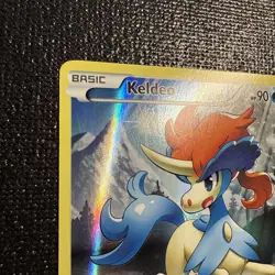 Pokemon TCG Keldeo XY Black Star Promos Holo Card XY118 Full Art LP - Image 2