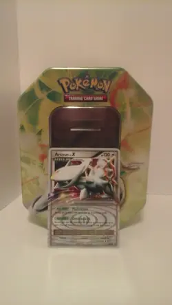 Pokemon TCG Arceus Lv. X Collector's Tin with Promo Card - Image 1