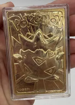 Pokemon Card Part Of The Burger King Collection Gold Plated Togepi - Image 4