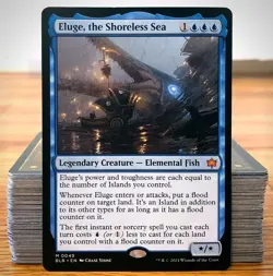 MTG Custom Commander Deck: ELUGE THE SHORELESS SEA - MONO-BLUE CONTROL, 100 Card - Image 1