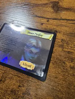 Draco Malfoy #2/116 Base Set 2001 WOTC Holo Foil Rare Card LP (Harry Potter TCG) - Image 2