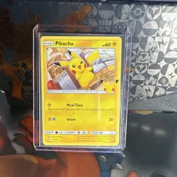 McDonald's Pikachu #25/25 25th Anniversary Promo Non-Holo Pokemon TCG Card - Image 1