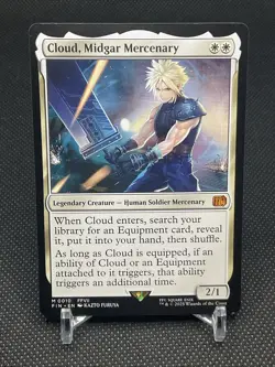 Final Fantasy MTG Magic The Gathering Cloud, Midgar Mercenary Non-Foil-Mythic-10 - Image 1