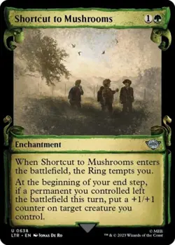 Shortcut to Mushrooms (Showcase Scrolls) - Near Mint MTG - Image 1