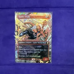 Foil Presale Spider-punk (borderless) (207) M/NM Magic MTG Marvel's Spider-man - Image 1