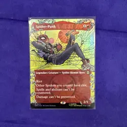 Foil Presale Spider-punk (borderless) (210) M/NM Magic MTG Marvel's Spider-man - Image 1