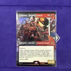 Carnage, Crimson Chaos Borderless FOIL MTG SPM Nm - Image 1