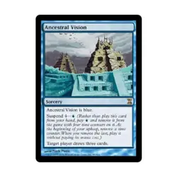 WOTC MtG Time Spiral Ancestral Vision (R) (Foil) NM - Image 1