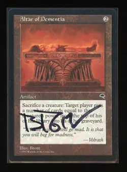 Altar of Dementia - Tempest Artist Proof - Brom - Signed - MTG - Image 1
