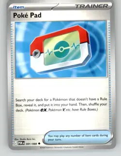 Pokemon Mega Evolution Perfect Order Poke Pad 081/088 NM - Image 1