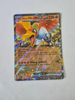 Ethan's Ho-Oh ex 039/182 Double Rare Destined Rivals Pokemon Holo Near Mint - Image 1