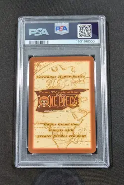 2001 One Piece CHB Japanese Holo Mihawk C170 PSA 9 MINT Treasure Vol. 1 - Image 2