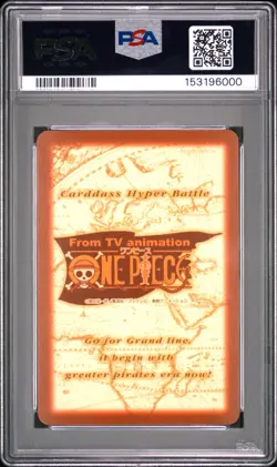 2001 One Piece CHB Japanese Holo Mihawk C170 PSA 9 MINT Treasure Vol. 1 - Image 4
