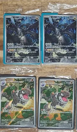 (4) Card Lot Pokemon TCG SEALED! MEP Promo Full Art Holo Tyrunt 70 Zekrom 31 - Image 1