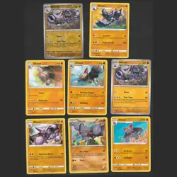 Gliscor Pokemon Card Collection Set of 8 English Cards Reverse Holo Vintage - Image 1