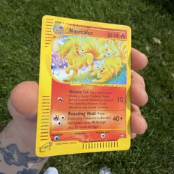Ninetales (H19) Aquapolis H19/H32 Pokemon Card Holo LP - Image 2