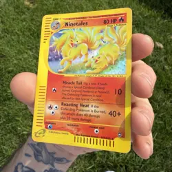 Ninetales (H19) Aquapolis H19/H32 Pokemon Card Holo LP - Image 3