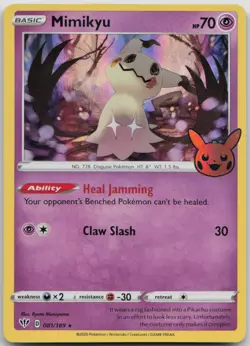 Mimikyu Holo Promo Miscellaneous Cards & Products 081/189 NM - Image 1