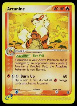 Pokemon Card - Arcanine Sandstorm 15/100 Rare - Image 1