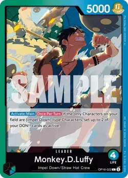 One Piece Card Game — Monkey.D.Luffy — OP16-022 - Image 1
