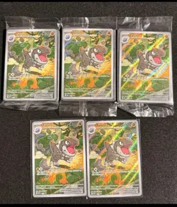 5x Tyrunt 070 Promo Card Prefect Order Etb Promo Full Art NM Lot Of 5 - Image 1