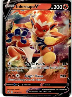 Infernape V - Promo SWSH: Sword & Shield Promo Cards SWSH252 LP - Image 1