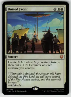 MTG United Front Foil Avatar: The Last Airbender # 39 NM - Image 1