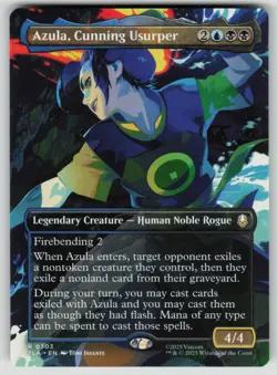 MTG Azula, Cunning Usurper (Borderless) Normal Avatar: The Last Airbender # 303 - Image 1