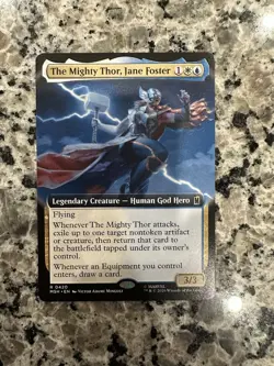 MTG Marvel Super Heroes - The Mighty Thor, Jane Foster (NM, Extended Art, 0420) - Image 1