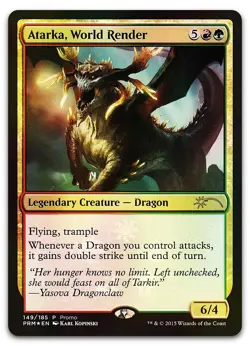 Atarka, World Render #149 (Foil) LP Unique and Miscellaneous Promos Magic MTG - Image 1