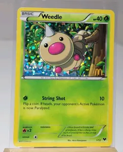 Weedle - 1/12 Holo McDonald's Promos 2014 Pokemon TCG - Image 1