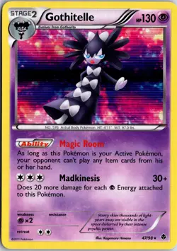 Gothitelle 47 Holo R Emerging Powers Pokemon NM/M - Image 1