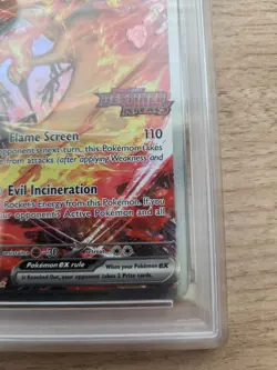 2025 POKEMON DRI EN-DESTINED RIVALS #229 TEAM ROCKET'S MOLTRES EX PSA 10 STAMP - Image 5