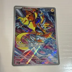 Pokemon TCG Zeraora Sv07 Stellar Crown Illustration Rare Holo 151/142 EN 120HP - Image 1