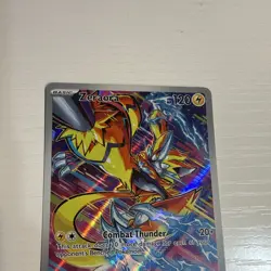 Pokemon TCG Zeraora Sv07 Stellar Crown Illustration Rare Holo 151/142 EN 120HP - Image 4