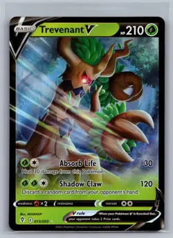 Trevenant V 013/203 Holo V Rare Evolving Skies Pokemon Near Mint - Image 1