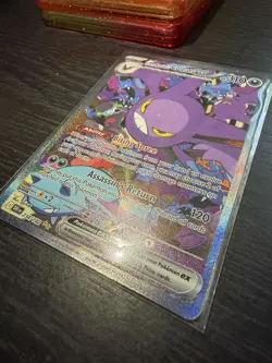✅ 2025 Pokemon DRI EN Special Illustration Rare #234 Team Rocket's Crobat ex - Image 5