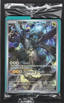 SEALED - Pokemon N’s Zekrom 031 Black Star Promo Mega Evolution Ascended Heroes - Image 1