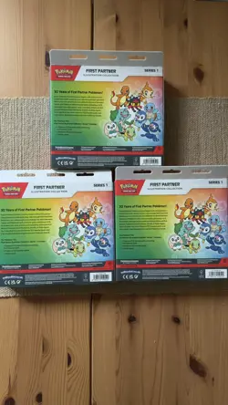 Pokemon First Partner Illustration Collection Series 1 Brand New & Sealed x3 (3) - Image 2