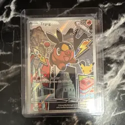 Pokemon TCG Tepig 15/25 McDonald's 25th Anniversary Promo Holo English 80 HP - Image 1