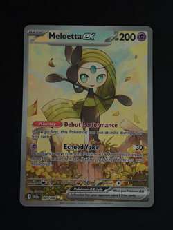 Pokemon TCG Meloetta ex 167/086 Black Bolt SIR M/NM - Image 1