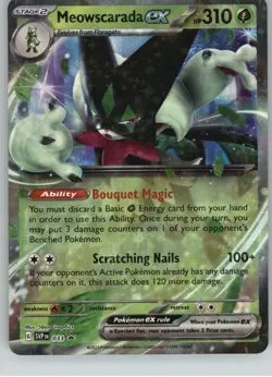 Meowscarada ex 033 Holo Promo Scarlet & Violet Promo Pokemon Near Mint - Image 1