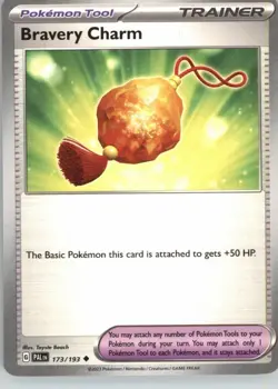 Bravery Charm 173/193 Uncommon Paldea Evolved Pokemon Near Mint - Image 1