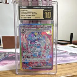 Pokemon Sylveon EX 2025 Prismatic Evolutions Pristine 10 CGC - Image 1