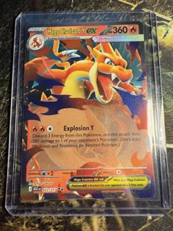 Mega Charizard Y ex 022/217 Double Rare Ascended Heroes Pokemon - Image 1